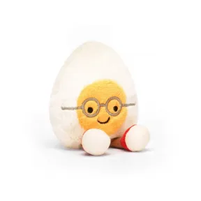 邦尼兔/JellyCat Amuseables Boiled Egg Geek 极客熟蛋公仔 A6BEG