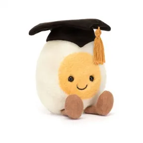 邦尼兔/Jellycat Amuseables Boiled Egg Graduation A6BEGR