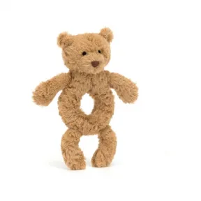 邦尼兔/Jellycat Bartholomew Bear Ring Rattle BAR4RR