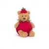 邦尼兔/JellyCat Bartholomew Bear Strawberry 草莓巴塞罗熊公仔 BARM2BST