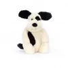 邦尼兔/Jellycat Bashful Black &amp; Cream Puppy BAS3BCP