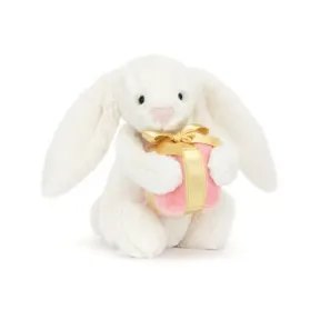 邦尼兔/JellyCat Bashful Bunny With Present 怀抱小礼物兔子公仔 BB6PR