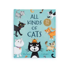 邦尼兔/JellyCat 硬皮故事书-All Kinds Of Cats Book BK4CATS