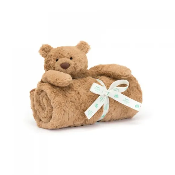 邦尼兔/JellyCat Bartholomew Bear Blankie 巴塞罗熊毯子 BLNK4BAR