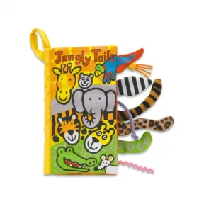 邦尼兔/JellyCat 尾巴布图书-Jungly Tails Book 丛林动物 BN444J