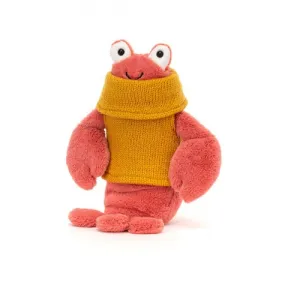 邦尼兔/JellyCat Cozy Crew Lobster 龙虾公仔 CRW3L