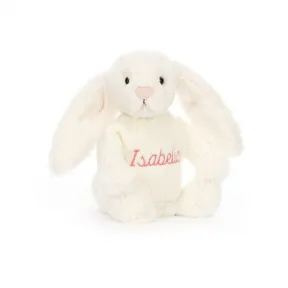 邦尼兔/Jellycat Bashful Cream Bunny with Personalised Cream Jumper JUMPCBAS3BC