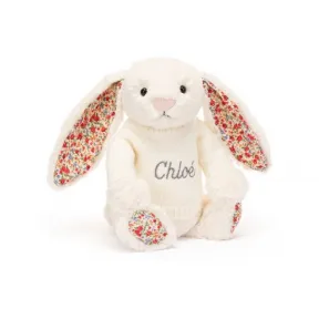 邦尼兔/Jellycat Blossom Cream Bunny with Personalised Cream Jumper JUMPCBL3CBNN