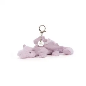邦尼兔/JellyCat Lavender Dragon Bag Charm 薰衣草龙手袋挂饰 LAV4BC
