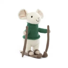 邦尼兔/JellyCat Merry Mouse Skiing 快乐老鼠滑雪公仔 MER3S