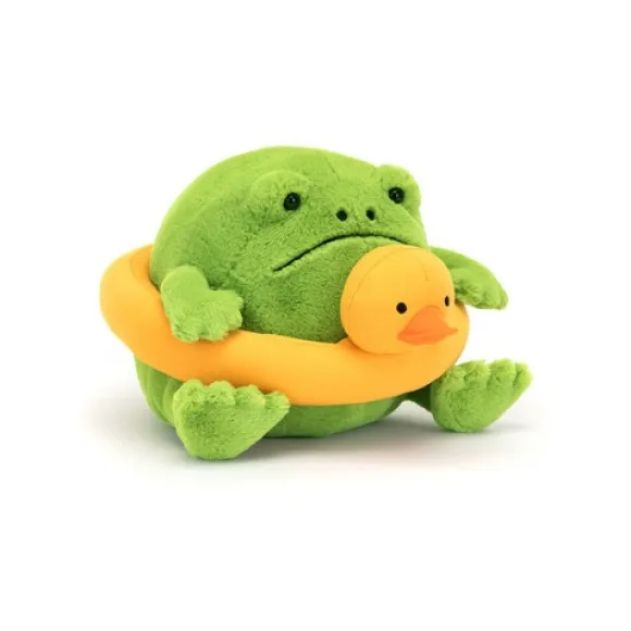 邦尼兔/JellyCat Ricky Rain Frog Rubber Ring 橡胶泳圈雨蛙公仔 RR3FR