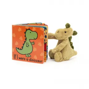 邦尼兔/Jellycat If I Were A Dinosaur Book and Bashful Dino Small SETBB444DINO