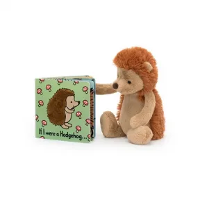邦尼兔/Jellycat If I Were A Hedgehog Board Book and Bashful Hedgehog Medium SETBB444HEDGN