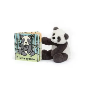 邦尼兔/Jellycat If I Were A Panda Book and Harry Panda Cub Small SETBB444PDA