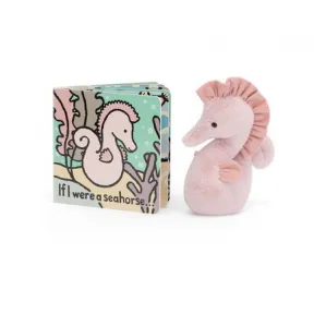 邦尼兔/Jellycat If I Were A Seahorse Book and Sienna Seahorse Medium SETBB444SHM