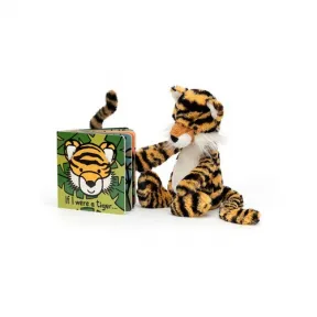 邦尼兔/Jellycat If I Were A Tiger Book and Bashful Tiger Medium SETBB444T