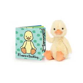 邦尼兔/Jellycat If I were a Duckling Board Book and Bashful Duckling Medium SETBB44DCK