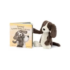 邦尼兔/Jellycat Caramel Le Toutou Timide Et Son Papa & Bashful Fudge Puppy Medium SETBK4DAMF