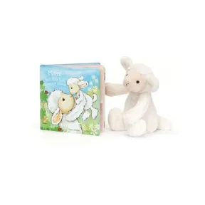 邦尼兔/Jellycat Mami Hat Dich Lieb, Lammchen Schnuck Buch and Bashful Lamb Medium SETBK4MAMG