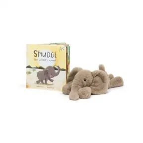 邦尼兔/Jellycat Smudge the Littlest Elephant Book and Smudge Elephant Medium SETBK4SMG