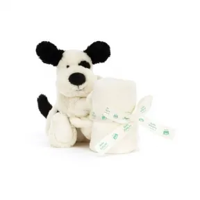 邦尼兔/Jellycat Bashful Black & Cream Puppy Soother STH4BCP