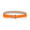Jimmychoo/吉米周 霓虹橙色漆皮腰带 BLITZNEP090382
