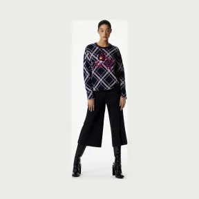 凯卓/Kenzo 女士 黑色 高腰裤 高腰裤 F762PA1645AE.99.34