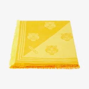 凯卓/Kenzo 浅驼色 手套 大号两色老虎围巾 F868EU543JFB.12.TU