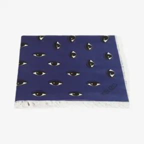 凯卓/Kenzo 深蓝色 手套 大号多眼围巾 F958EW440PFH.77.TU