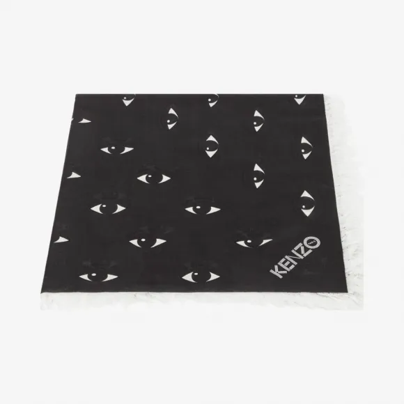 凯卓/Kenzo 黑色 手套 大号多眼围巾 F958EW440PFH.99.TU