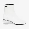 凯卓/Kenzo 白色 靴子 K-Round高跟踝靴 F962BT002L51.01.36
