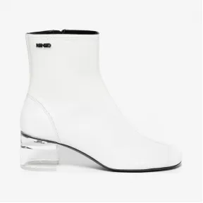凯卓/Kenzo 白色 靴子 K-Round高跟踝靴 F962BT002L51.01.36