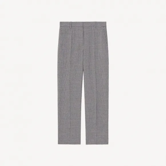 凯卓/Kenzo Cropped checked tailored trousers FC62PA0529RE.64.34