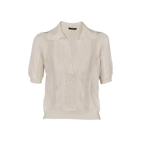 路易威登/Louis Vuitton 蕾丝针织Polo衫 1A4HHQ
