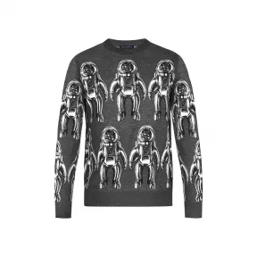 路易威登/Louis Vuitton Spaceman 提花圆领衫 1A4Q2G