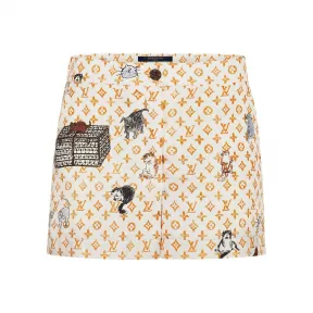 路易威登/Louis Vuitton Catogram 印花短裤 (中国限定款) 1A5204