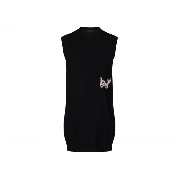 路易威登/Louis Vuitton 刺绣饰片针织裙 1A575X