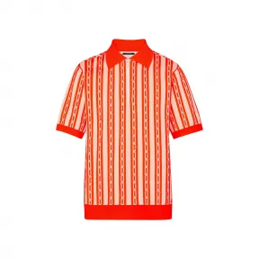 路易威登/Louis Vuitton(LV) 男士 链条提花拉链POLO衫 1A5CNB