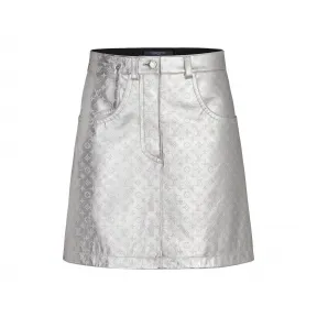 路易威登/Louis Vuitton(LV) 女士 MONOGRAM 压纹皮革迷你裙 1A5JPI