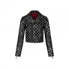 路易威登/Louis Vuitton(LV) 女士 Monogram 印花机车皮夹克 1A5JPW