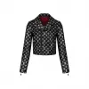 路易威登/Louis Vuitton(LV) 女士 Monogram 印花机车皮夹克 1A5JPX