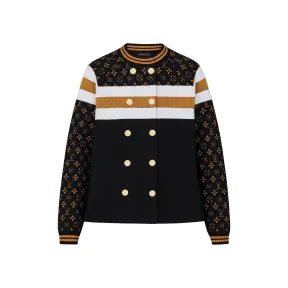 路易威登/Louis Vuitton(LV) 女士 MONOGRAM 提花双排扣外套 1A5KMN