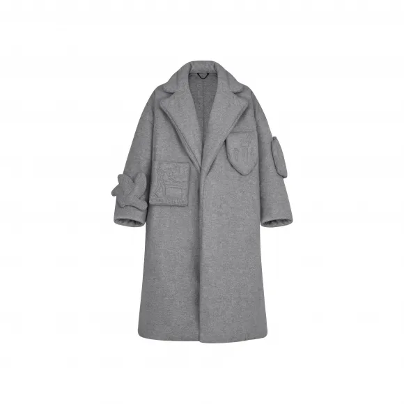 路易威登/Louis Vuitton(LV) 男士 衬垫贴饰蓬松大衣 1A5Q7F