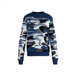 路易威登/Louis Vuitton(LV) 男士 迷彩提花珠地圆领衫 1A5V54