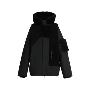 路易威登/Louis Vuitton(LV) 男士 羊毛细节错视效果加衬派克大衣 1A5VD3