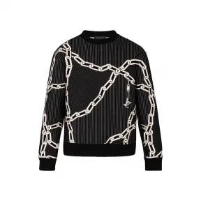 路易威登/Louis Vuitton(LV) 男士 3D 效果链条绗缝运动衫 1A5VFG