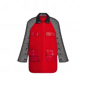 路易威登/Louis Vuitton(LV) 衣袖撞色大衣 1A9ANT