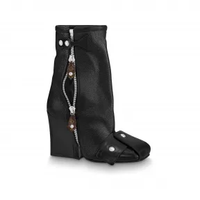 路易威登/Louis Vuitton(LV) Patti 坡跟半靴 9.5 厘米 - 鞋子 1A9C3Y