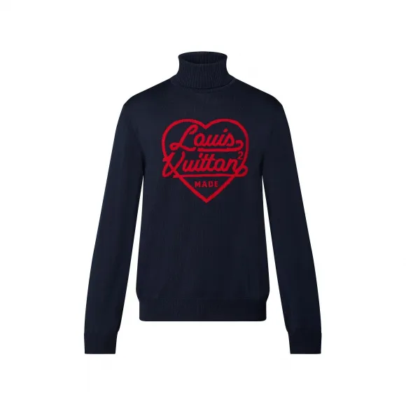 路易威登/Louis Vuitton(LV) 嵌花心形图案高领衫 1A9GRB