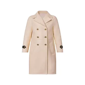 路易威登/Louis Vuitton(LV) 羊毛皮双排扣大衣 1A9L7V